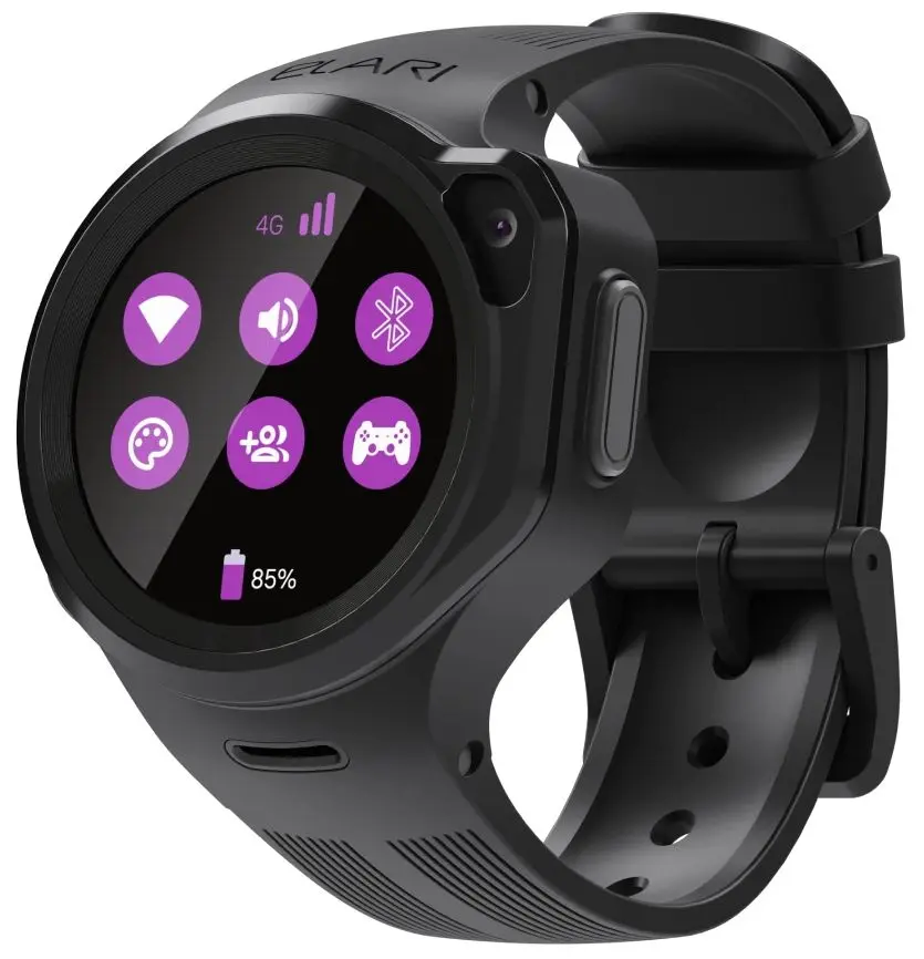Смарт-часы детские Elari KidPhone 4GR (Black)