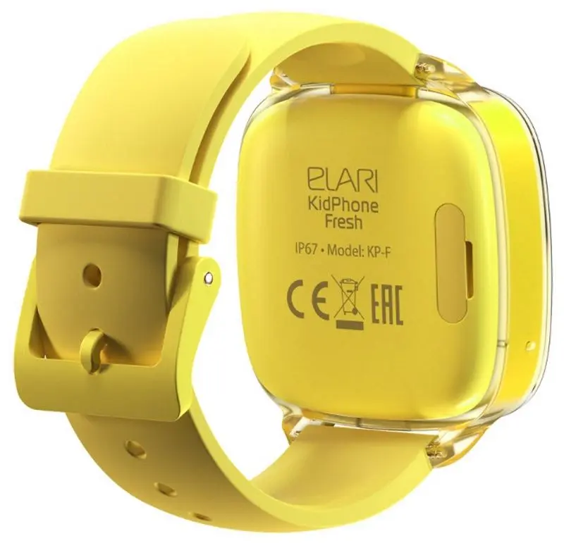 Смарт-часы детские Elari KidPhone Fresh (Yellow) - 5
