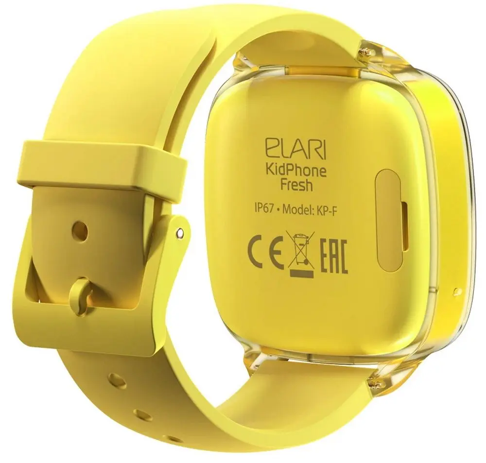 Смарт часы детские Elari KidPhone Fresh (Yellow) - 4