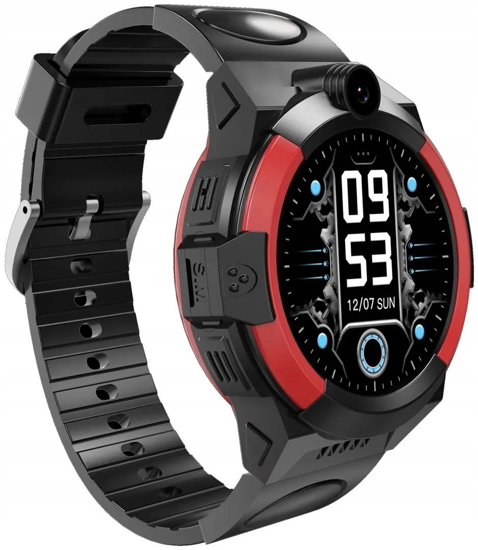 Ceas inteligent pentru copii Garett Electronics Kids Cloud 4G (Black/Red) - 3