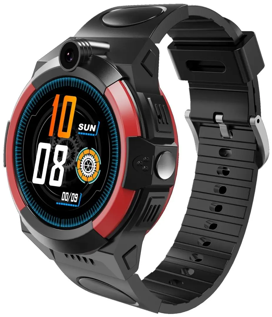 Ceas inteligent pentru copii Garett Electronics Kids Cloud 4G (Black/Red)