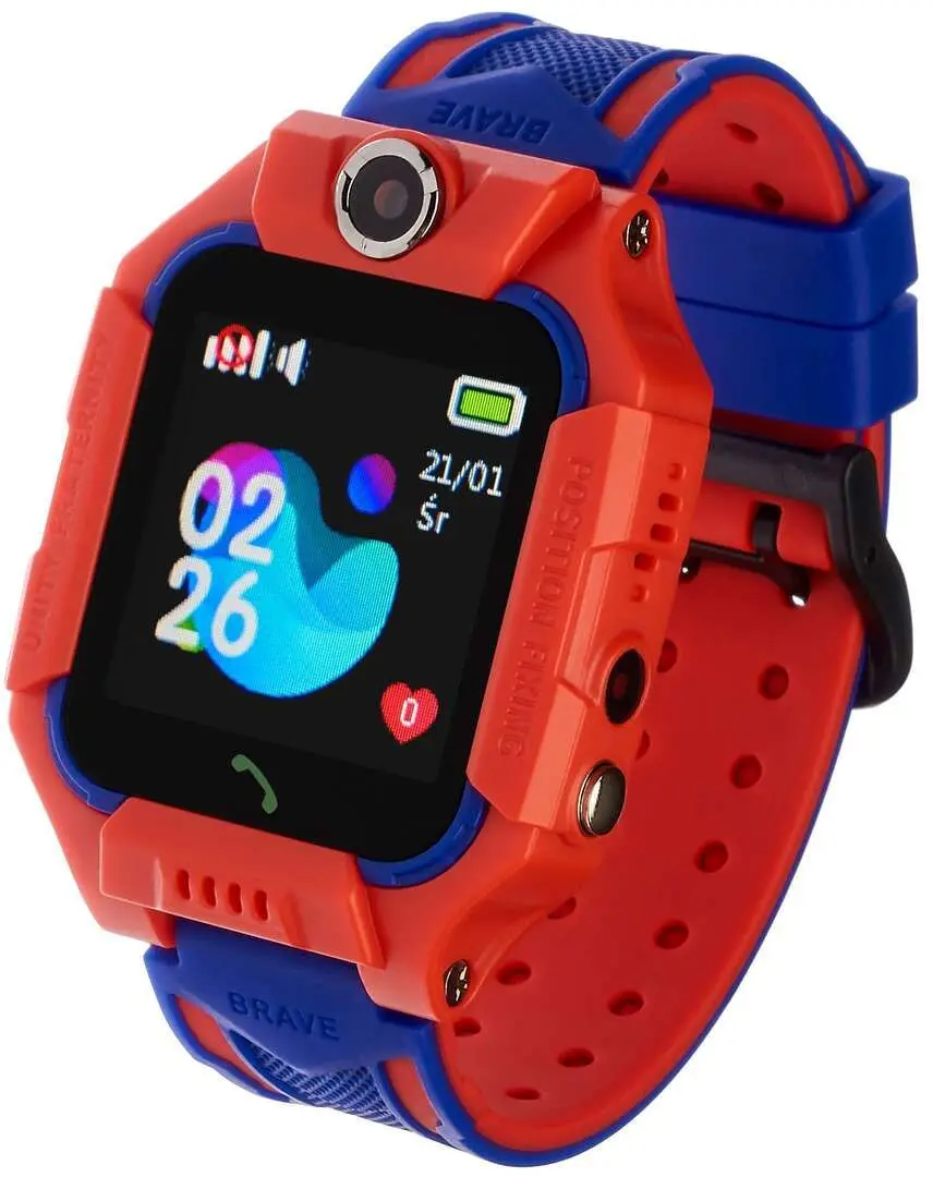 Ceas inteligent pentru copii Garett Electronics Kids Play (Red/Blue)