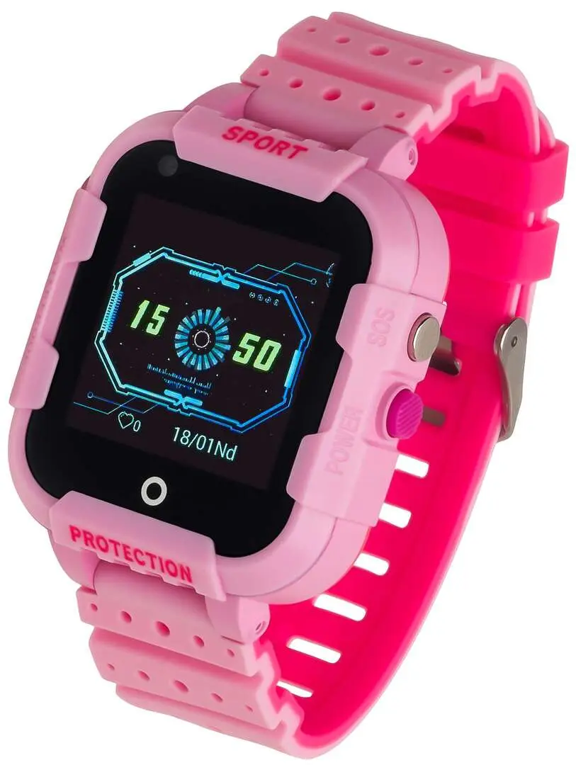 Ceas inteligent pentru copii Garett Kids 4G (Pink)