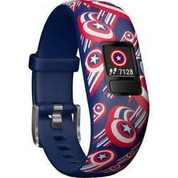 Детский фитнес-браслет Garmin Vivofit Jr. 2 Captain America (Blue/Red) Thumb