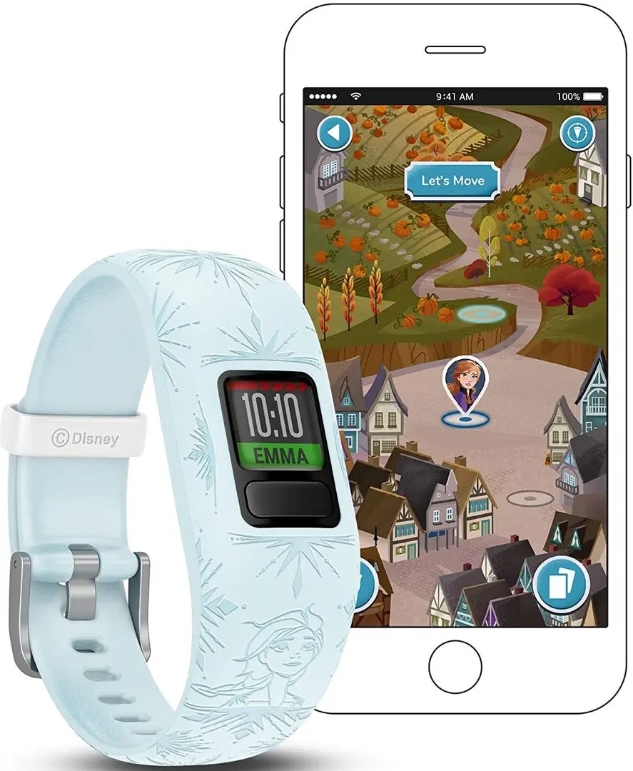 Детский фитнес-браслет Garmin Vivofit Jr. 2 (Elsa) - 2