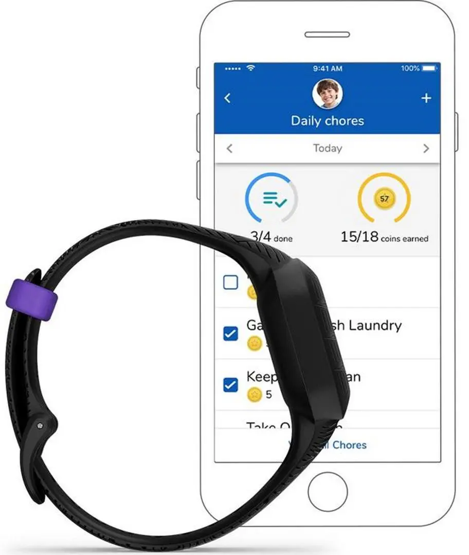 Детский фитнес-браслет Garmin Vivofit Jr. 3 (Black Panther) - 8