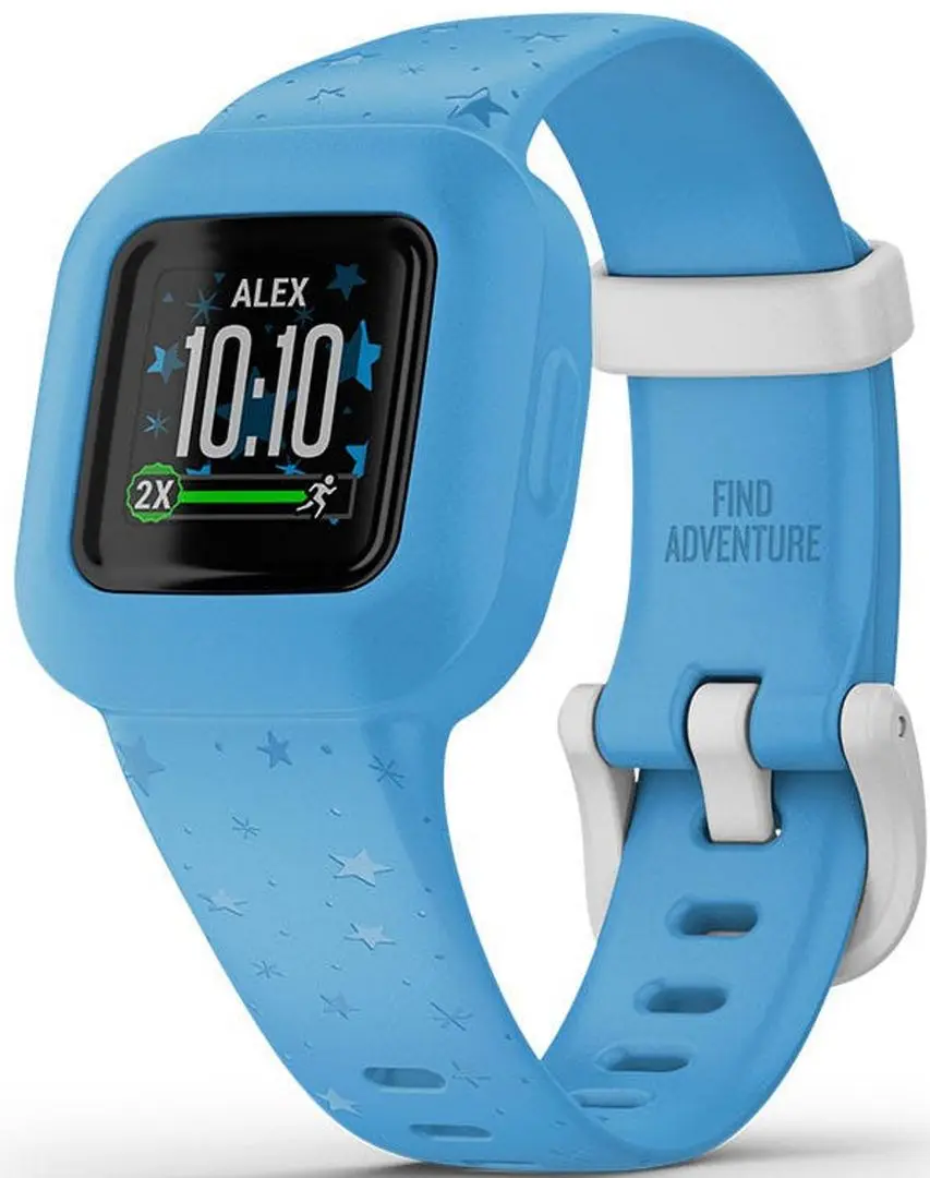 Детский фитнес-браслет Garmin Vivofit Jr. 3 (Blue Stars)