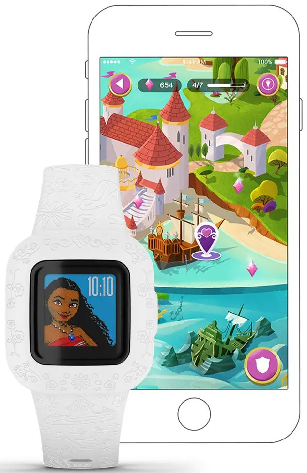 Детский фитнес-браслет Garmin Vivofit Jr. 3 (Disney Princess) - 4