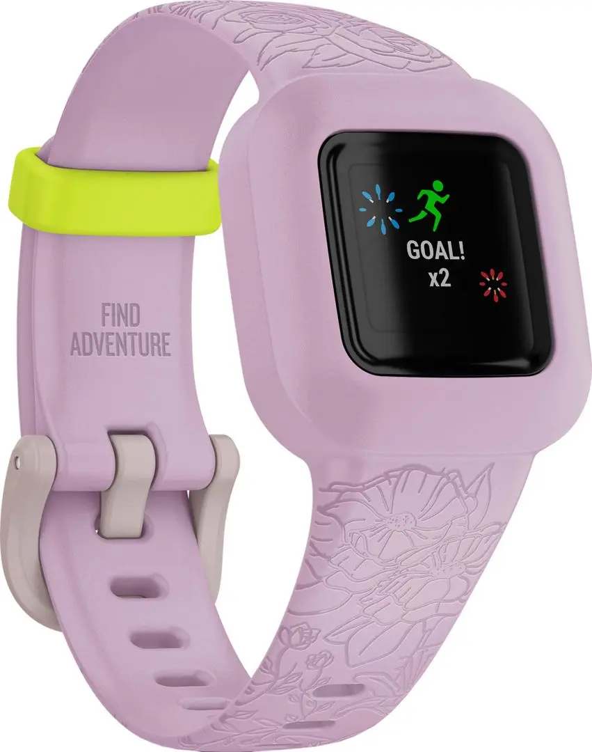 Детский фитнес-браслет Garmin Vivofit Jr.3 (Lilac Floral) - 3