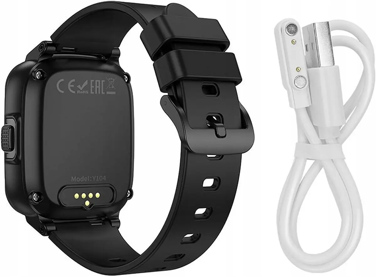 Смарт-часы детские Hoco Y104 4G (Black)