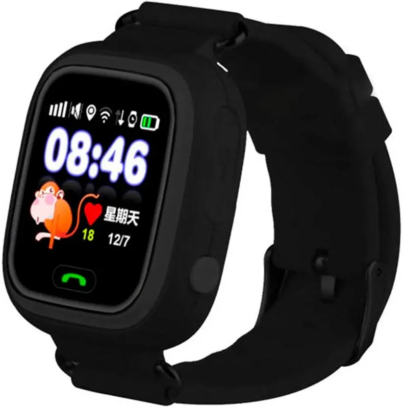 Смарт-часы детские Smart Baby Watch Q80 (Black)