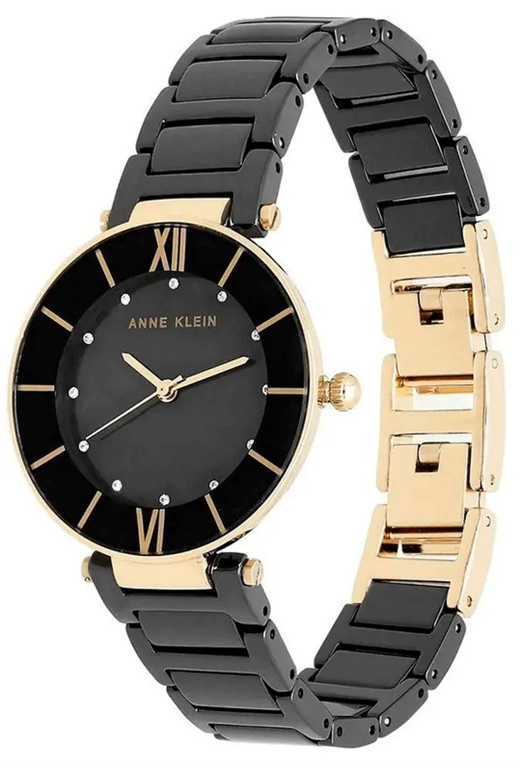 Наручные часы Anne Klein Ceramic AK/3266BKRG (Black/Gold)