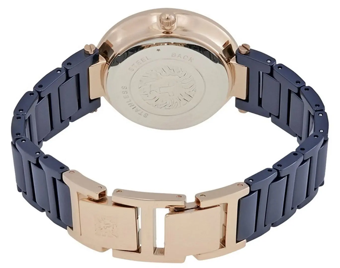 Ceas de mana Anne Klein Ceramic AK/3266NVRG (Blue/Rose Gold)