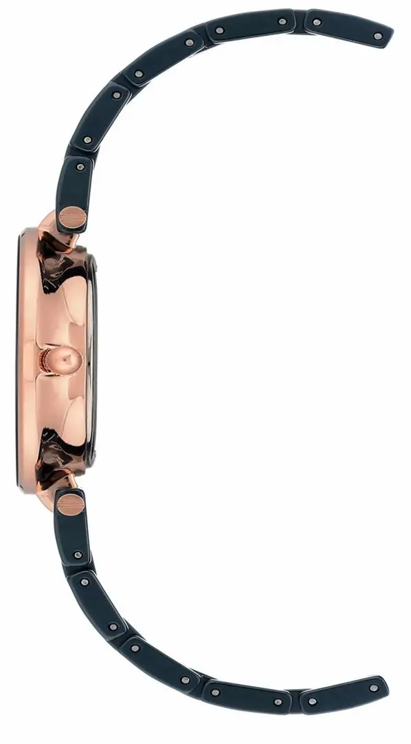 Ceas de mana Anne Klein Ceramic AK/3266NVRG (Blue/Rose Gold)