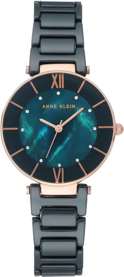 Ceas de mana Anne Klein Ceramic AK/3266NVRG (Blue/Rose Gold)