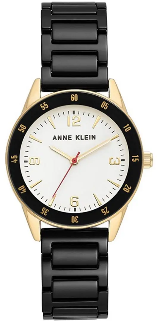 Наручные часы Anne Klein Ceramic AK/3658GPBK (Black/Gold)