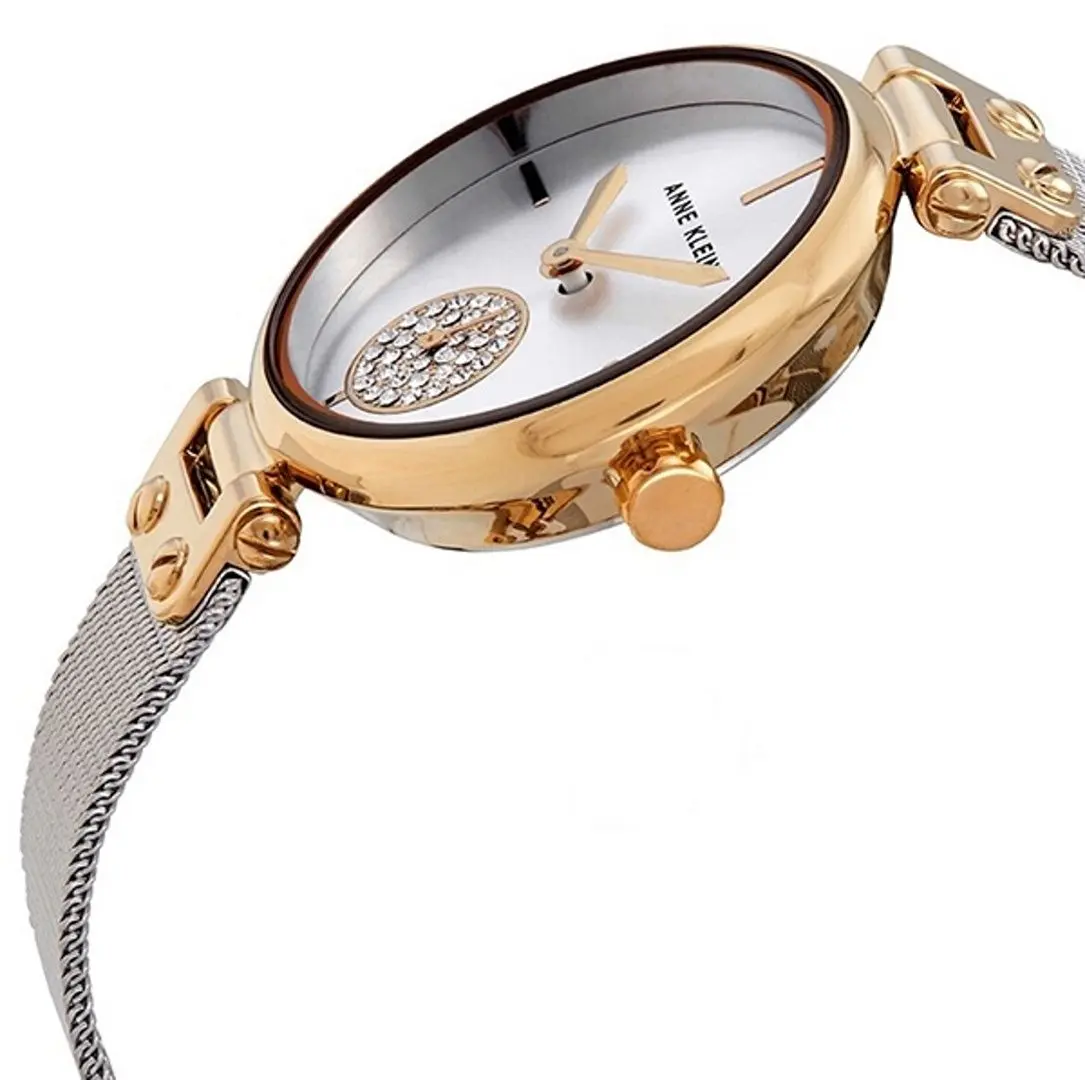 Ceas de mana Anne Klein Crystal AK/3001SVTT (Gold/Silver)