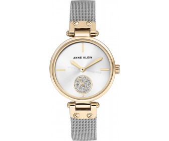 Ceas de mana Anne Klein Crystal AK/3001SVTT (Gold/Silver)