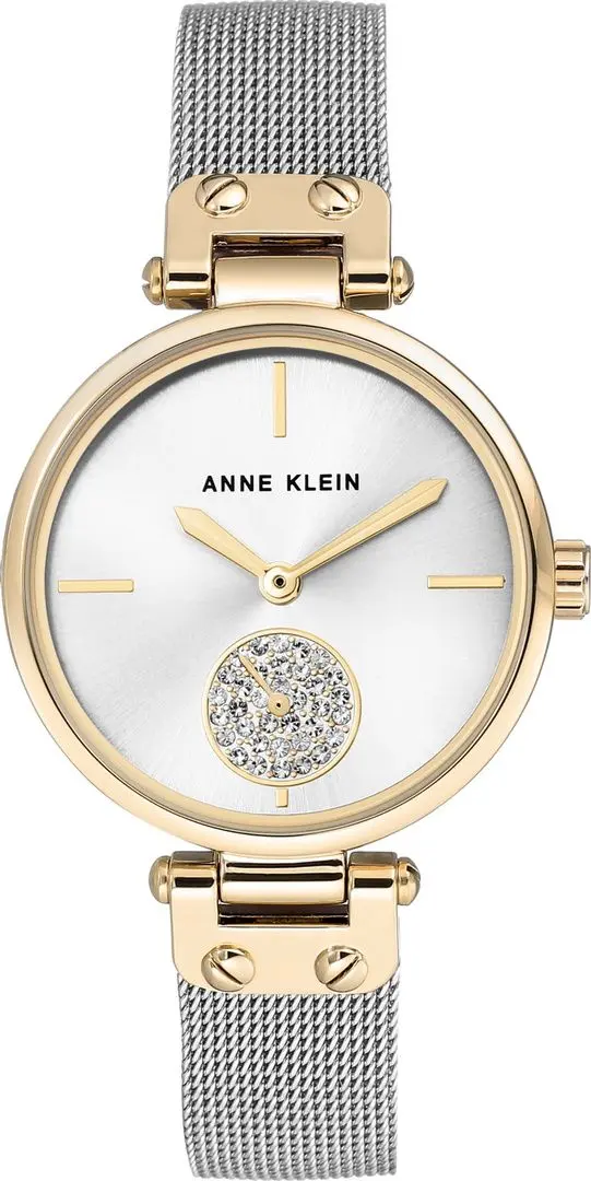 Ceas de mana Anne Klein Crystal AK/3001SVTT (Gold/Silver)