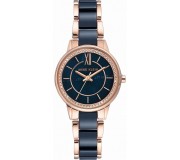 Наручные часы Anne Klein Crystal AK/3344NVRG (Rose Gold/Blue)