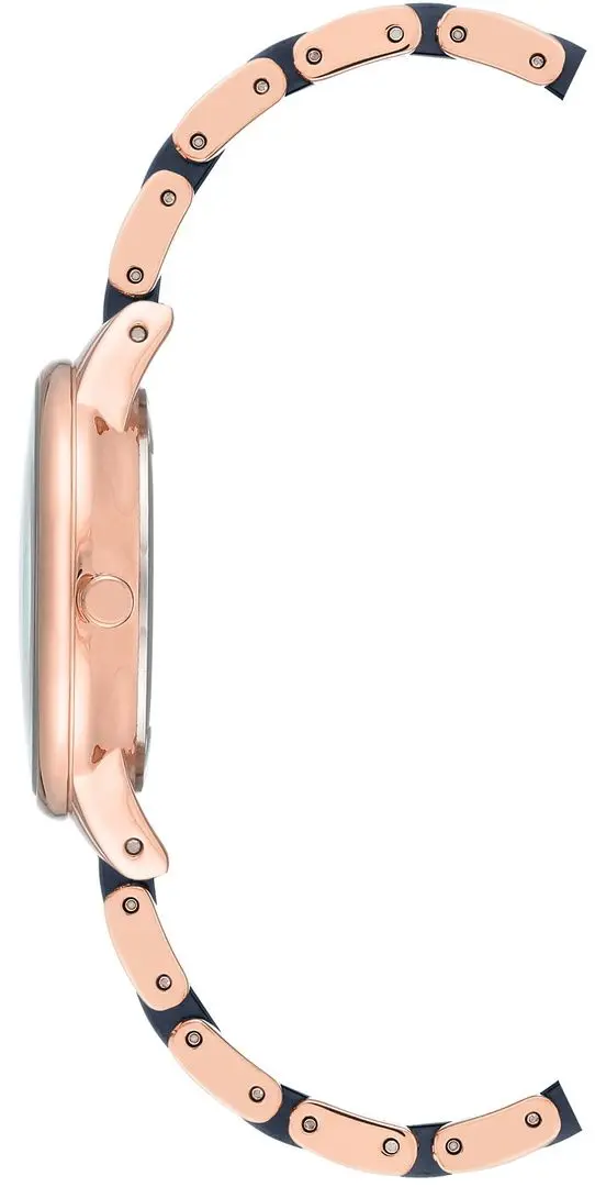 Наручные часы Anne Klein Crystal AK/3344NVRG (Rose Gold/Blue)