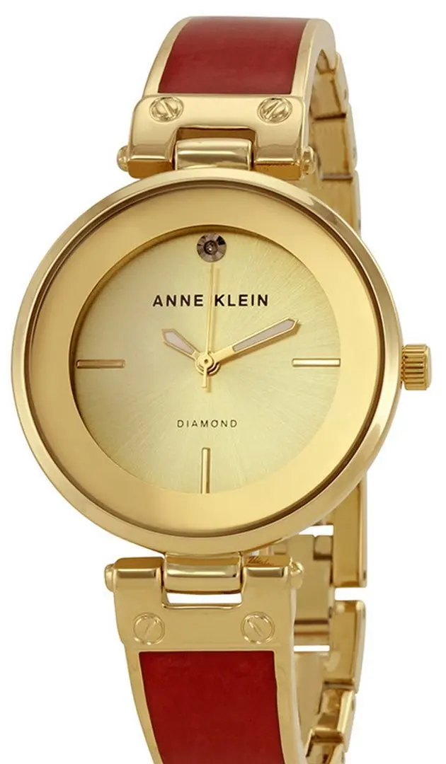 Ceas de mana Anne Klein Diamond AK/2512BYGB (Gold/Red)