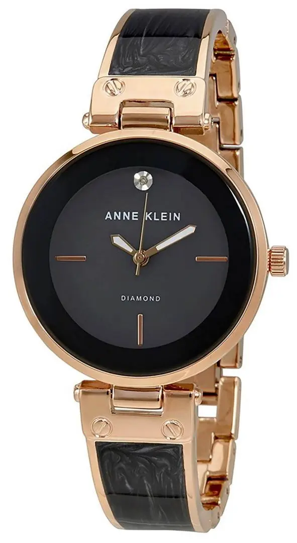 Ceas de mana Anne Klein Diamond AK/2512GYRG (Gold/Black)