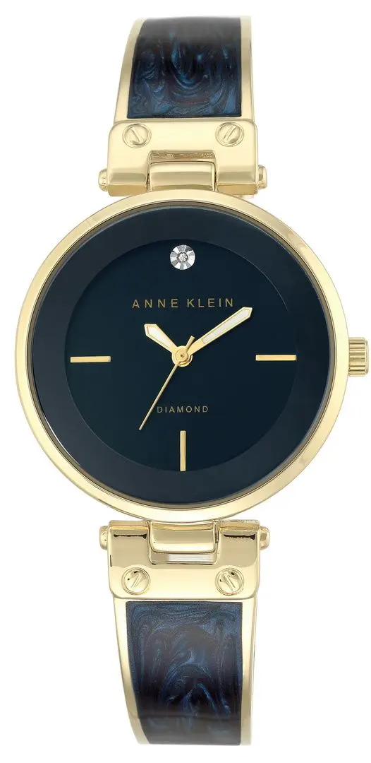 Наручные часы Anne Klein Diamond AK/2512NVGB (Gold/Blue)