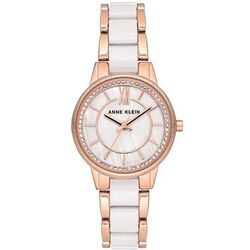 Ceas de mana Anne Klein Fashion AK/3344WTRG (White/Rose Gold)