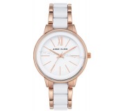 Наручные часы Anne Klein Plastic AK/1412WTRG (White/Rose Gold)