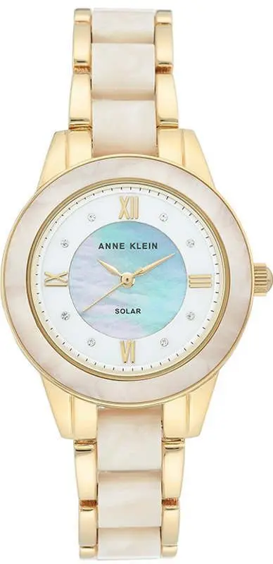 Ceas de mana Anne Klein Solar AK/3610GPWT (Gold/Pink)