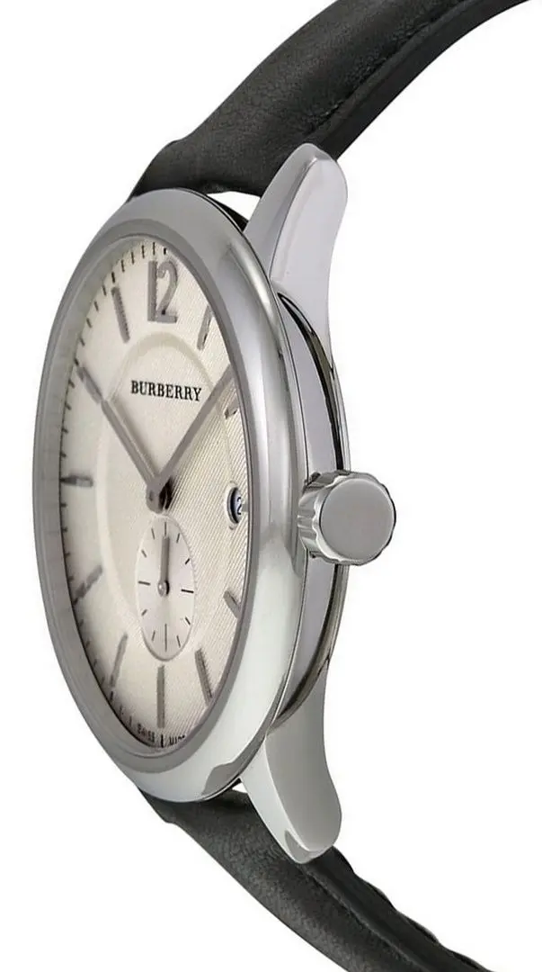 Ceas de mana Burberry Classic Round BU10000 (Black/Silver) - 3