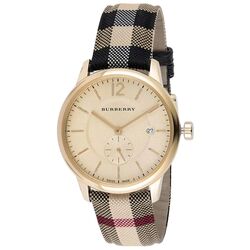 Наручные часы Burberry Classic Round BU10001 (Beige/Gold)