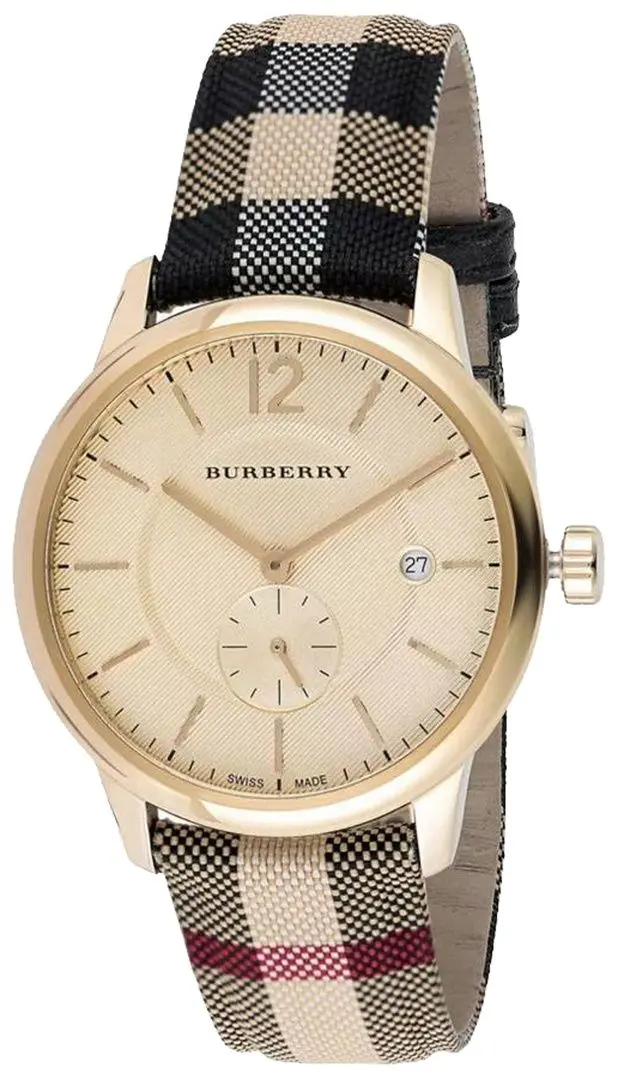 Ceas de mana Burberry Classic Round BU10001 (Beige/Gold)