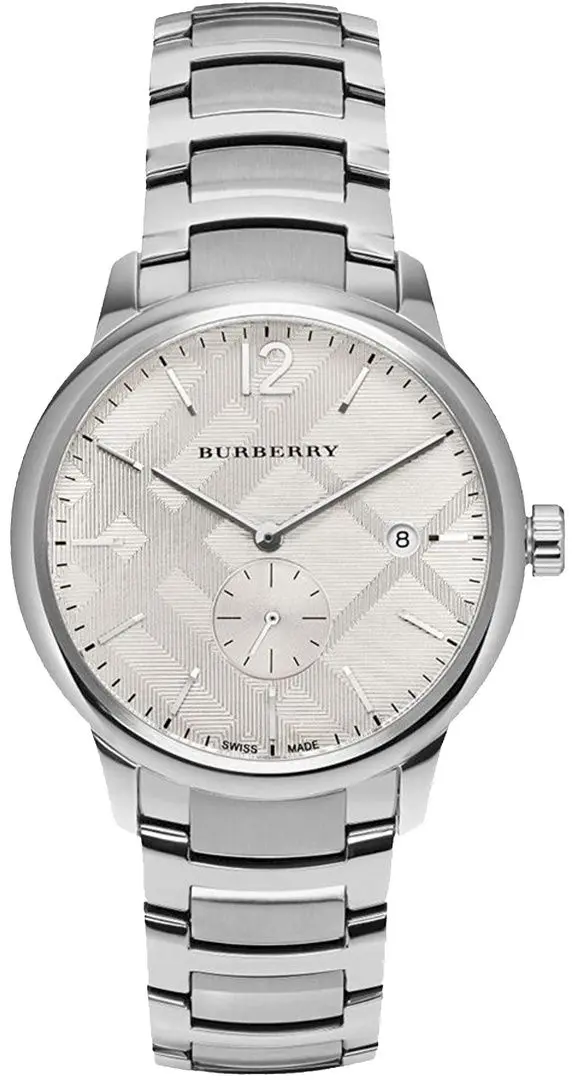 Наручные часы Burberry Classic Round BU10004 (Silver/White)