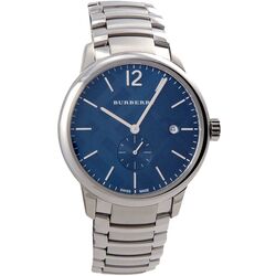 Наручные часы Burberry Classic Round BU10007 (Silver/Blue)