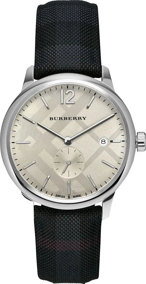 Наручные часы Burberry Classic Round BU10008 (Black/Silver)