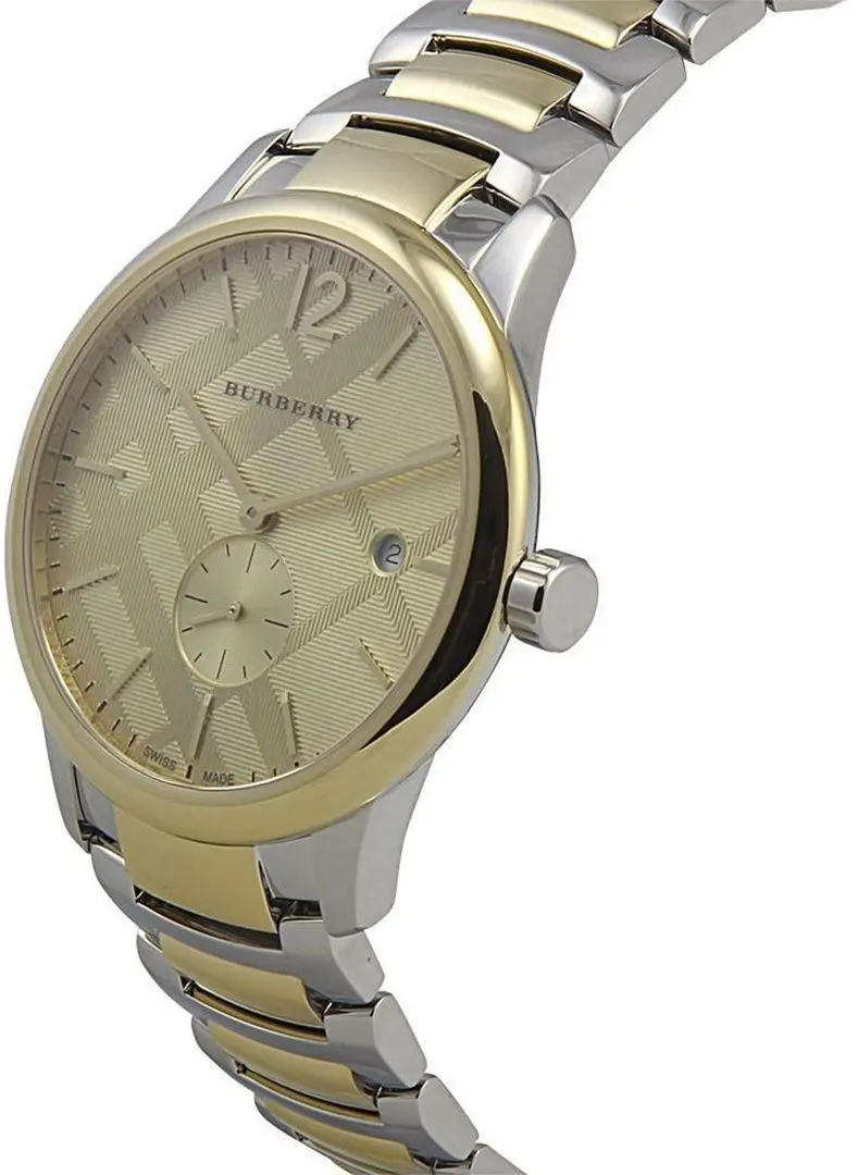 Наручные часы Burberry Classic Round BU10011 (Silver/Gold) - 2