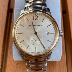 Наручные часы Burberry Classic Round BU10011 (Silver/Gold) Thumb