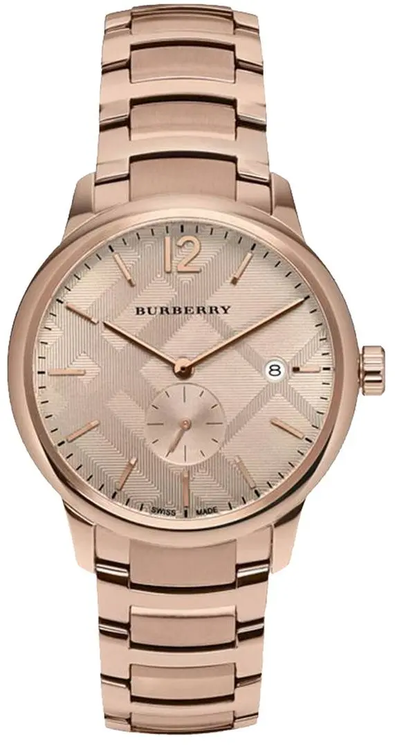 Ceas de mana Burberry Classic Round BU10013 (Rose Gold)