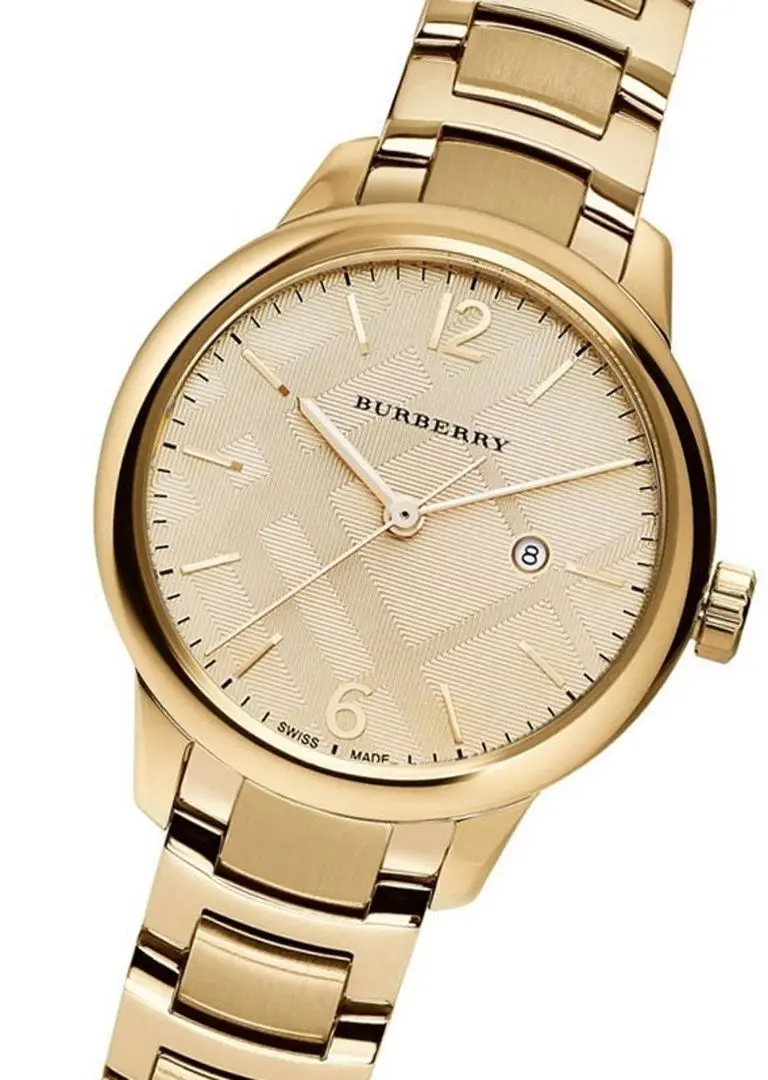 Ceas de mana Burberry Classic Round BU10109 (Gold) - 2