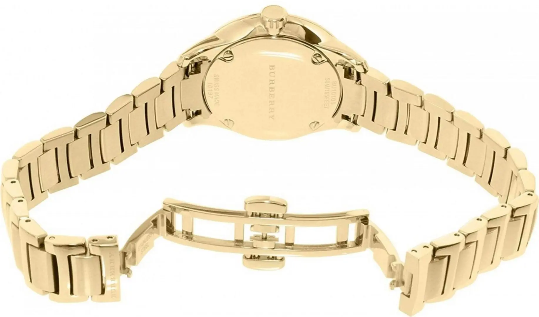 Ceas de mana Burberry Classic Round BU10109 (Gold) - 5