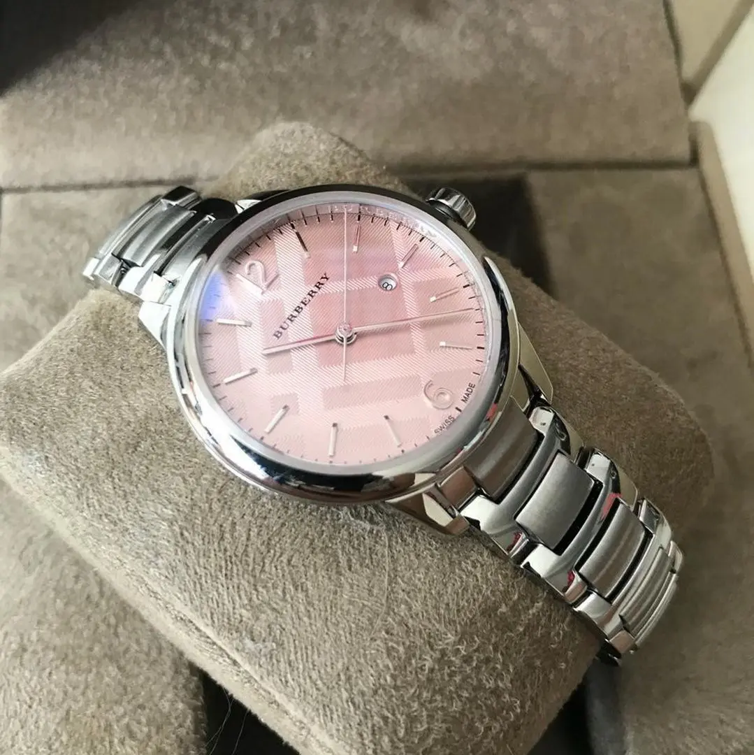 Наручные часы Burberry Classic Round BU10111 (Silver/Pink) - 5