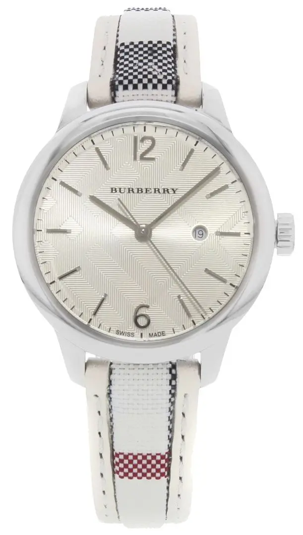 Ceas de mana Burberry Classic Round BU10113 (Beige/Silver)