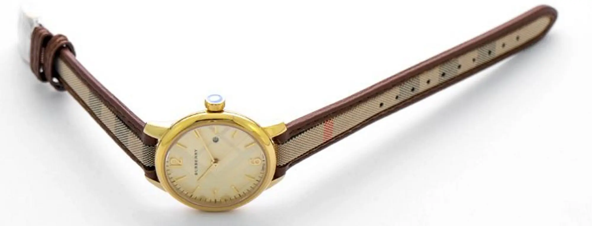 Ceas de mana Burberry Classic Round BU10114 (Brown/Gold) - 4