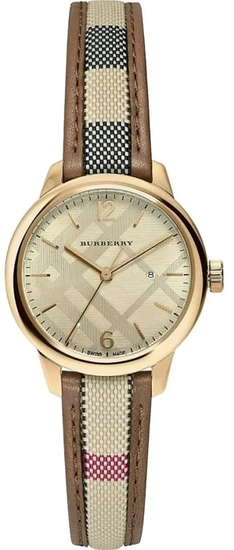 Ceas de mana Burberry Classic Round BU10114 (Brown/Gold)