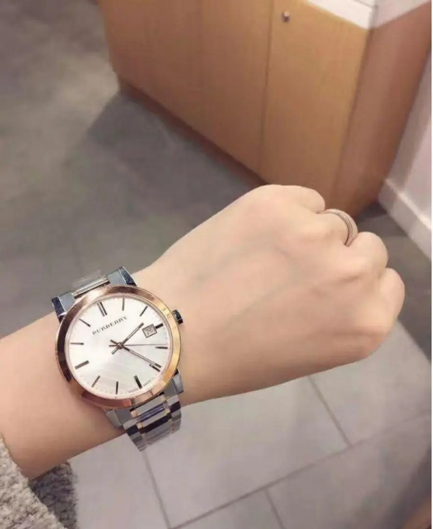 Ceas de mana Burberry The City BU9006 (Silver/Rose Gold) - 6