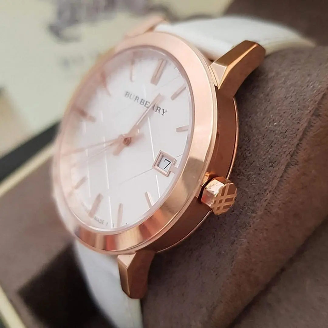 Ceas de mana Burberry The City BU9012 (White/Rose Gold) - 3