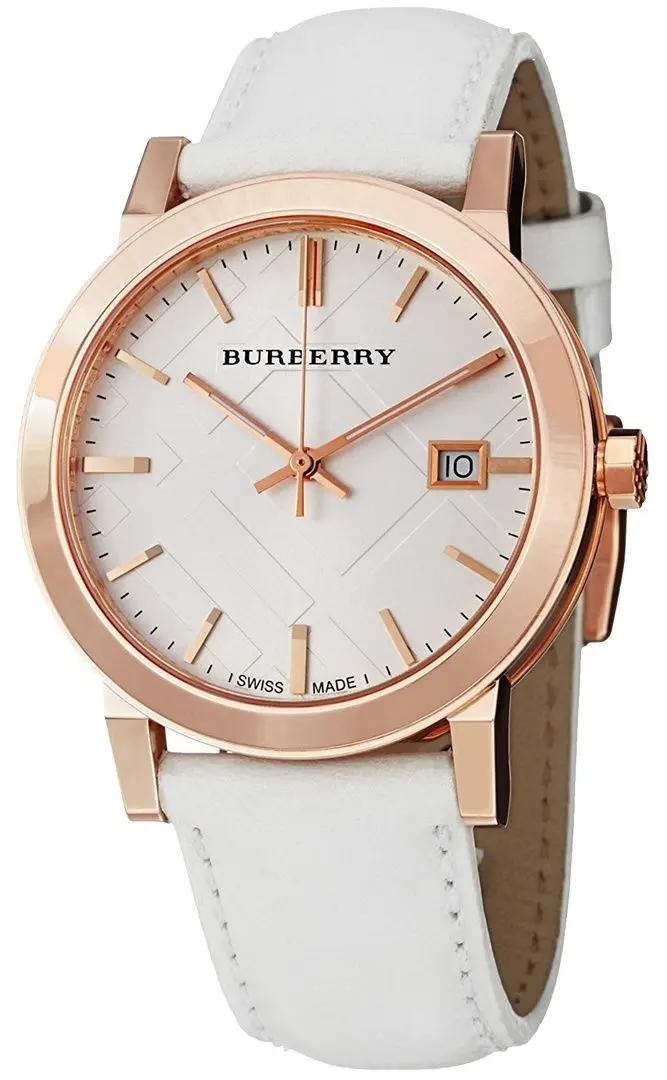 Ceas de mana Burberry The City BU9012 (White/Rose Gold)