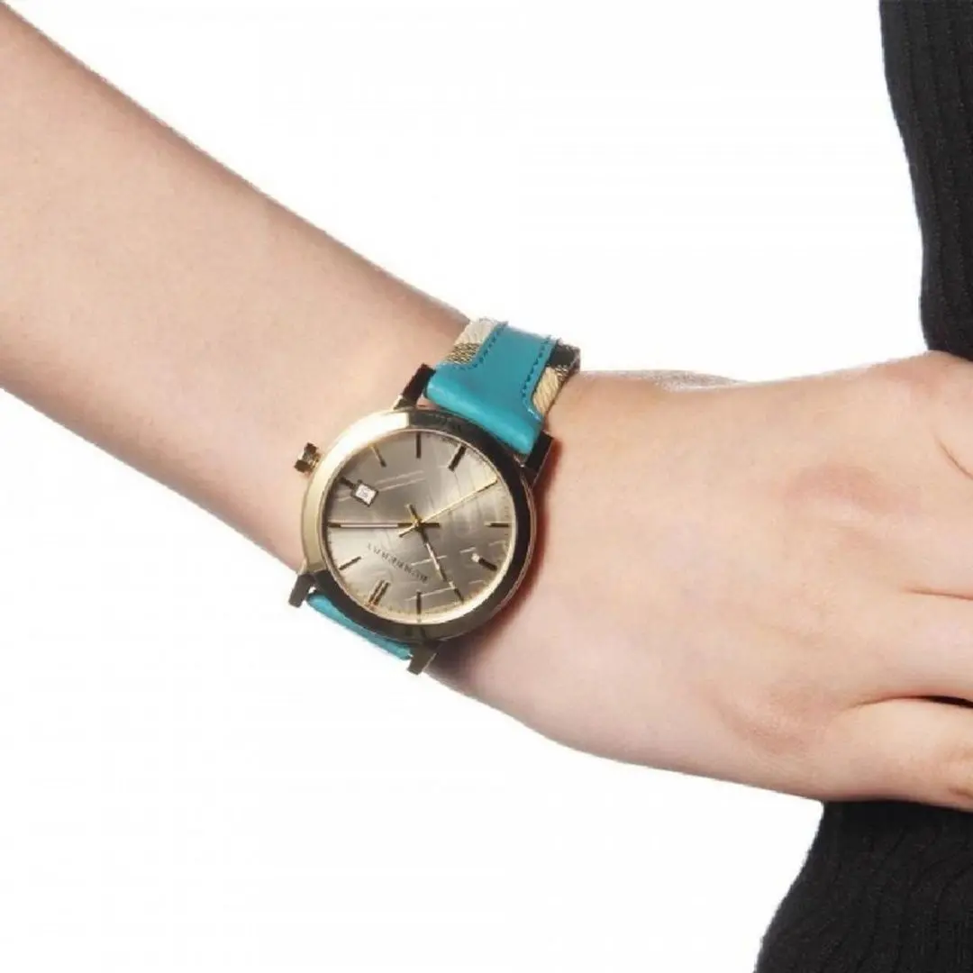 Наручные часы Burberry The City BU9018 (Blue/Gold) - 3